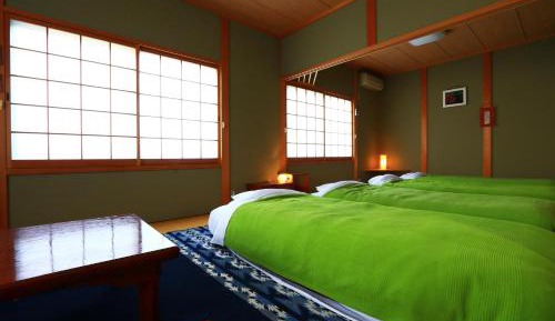 Family Room with Tatami Floor with Shared Bathroom