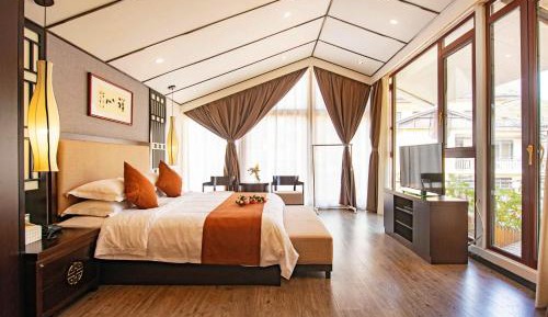 Double Room with Garden View(+1 RMB upgrade to Double room with Spa except National Holidays)) 
