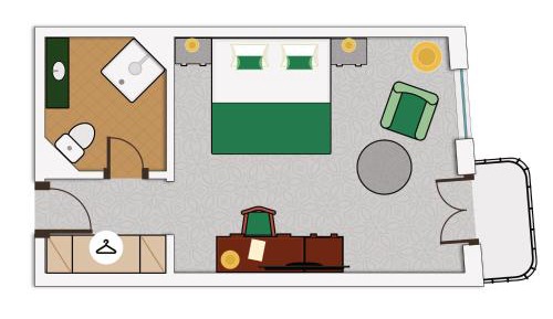 Deluxe Double Room with Entry to Wellness