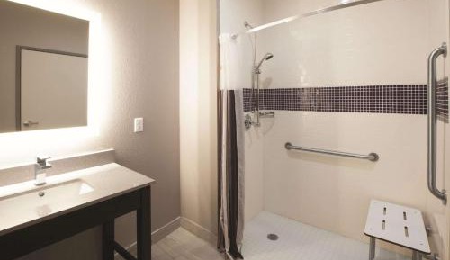 Deluxe King Room with Roll-In Shower - Mobility/Hearing Accessible - Non-Smoking