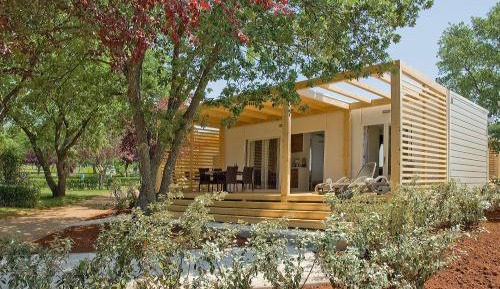 Two-Bedroom Mobile Homes with Terrace
