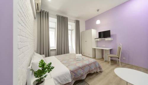 Apartment with 1 bedroom kitchen and balcony on Basseina street 5