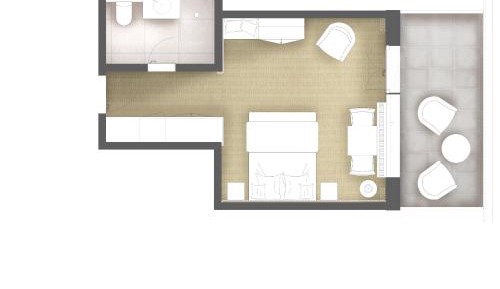 Comfort Single Room with Balcony