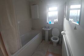 Great Linford House | Double room with private bathroom and parking.