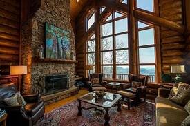 Rosman Cabin | MOUNTAINTOP LUXURY! STUNNING HILLTOP MANSION