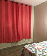 Rio Piedras House | One Bedroom w/Queen Bed, Bathroom. Habitacion