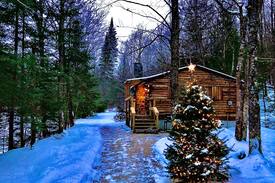 Lisbon Cabin | Rustic Log Cabin #7 - "Streamside"