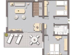 Gemunden Apartment | Vulkaneifel: Ferienhaus Kastanie für 2-5 Personen