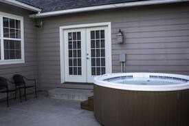 Loma Linda House | Views of San Juana fenced yard, Hot Tub, bunk room, games, HDTV s with Satellite