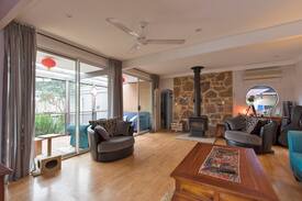 Ocean Shores House | King Bedroom with views & private deck