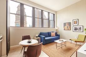 Downtown Detroit Apartment | Sonder | The Randolph | Bold 1BR + Sleeper Sofa