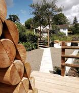 Llangyniew Cabin | Cabin Morgan at Efyrnwy Escapes, Pontrobert, Powys