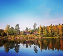 Eidskog House | Unique lake house in the Norwegian forest.