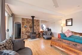 Ocean Shores House | King Bedroom with views & private deck