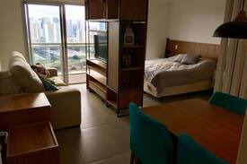 Chacara Santo Antonio Apartment | Lindo studio novo finamente decorado lazer complet