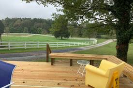 Keswick Cabin | Wine country cottage on 50 acre horse farm