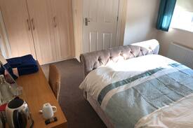 Brixworth House | Butterfly room. Modern village home.