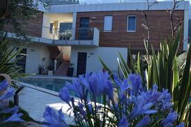 Malcesine Apartment | Gardasee"CasaBana"Calla Garden ris con piscina Top