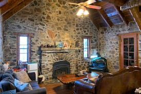 Tahoe National Forest Cabin | The Rainbow Stone Cabin. A True Tahoe Cabin!