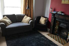 Uplands House | Comfortable bedroom with Queens Bed, sofa & desk