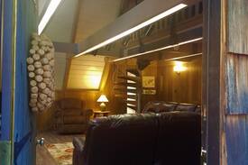 Arnold Cabin | Bear Summit Chalet - Blue Lake Springs Cabin with Game Room, Sleeps 12