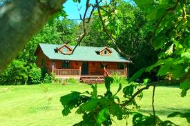 Waterville Cabin | Chestnut Hill Cabin w/ Hot Tub Jacuzzi
