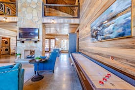 Broken Bow Cabin | GRAND LUXE 3 Rivers Lodge Luxury 6 Bedroom Cabin on a Creek Just minutes away from Area Attractions