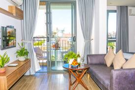Ngu Hanh Son Apartment | Betania Home Danang Beach studio, sunshine balcony