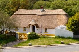 Curracloe Cabin | The Dunes Thatched Cottage --70 steps to the beach