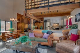 Tahoe Woods Villa | Watson’s Chalet: Spa, bocce court, outdoor kitchen