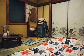 Aoi Ward House | Cats & Japanese traditional room and foods,ODEN.