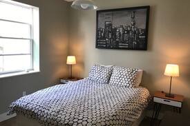 Crown Heights Apartment | Lovely bedroom in the perfect two bedroom condo.