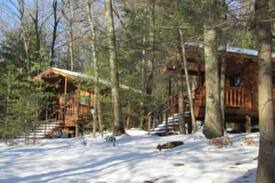 Ellenville House | Two Catskills Log Cabins