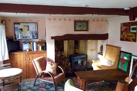 Glastonbury Cabin | St Michael's Cottage & Garden on Glastonbury Tor