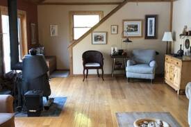 Lake Township House | Secluded sanctuary w/ wood-burning stove close to town - dog welcome!