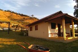 Corrego do Bom Jesus Villa | Chalé Sol e Lua, casa na roça, região de Gonçalves