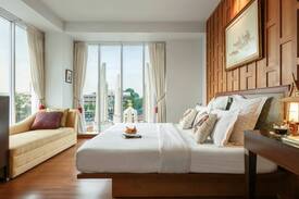 Wat Bowon Niwet Hotel | Dinso Home boutique hotel (Single Room 1)
