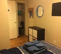 North Park Hill House | NE Park Hill room w queen bed, shared living rooms