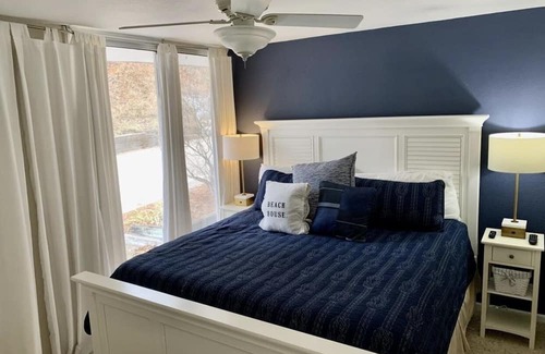 Saugatuck Condo | Waterfront Condo-Shop-Kayak-Beach-Bike-Boat-Restaurants-Outdoor Heated Pool-Fun