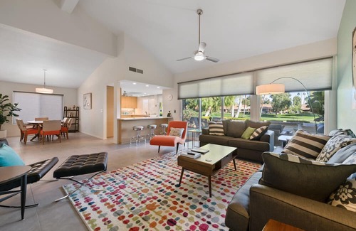Palm Desert House | ★ Luxury Home - Monterey Country Club - Pool/Hot-tub Golf Tennis Gym Patio BBQ ★