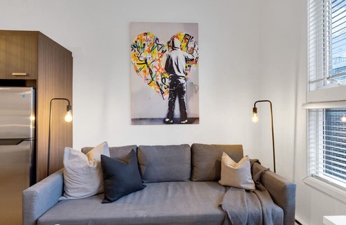 Quartier des Spectacles Apartment | Liv MTL Main-306 Spacious 1BR + Mezz Suite No Fees