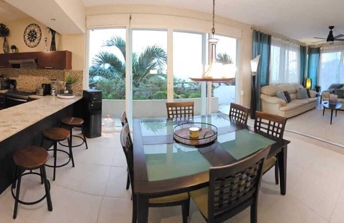 Zazil-ha Condo | Condo Private Rooftop Jacuzzi Steps from the Beach