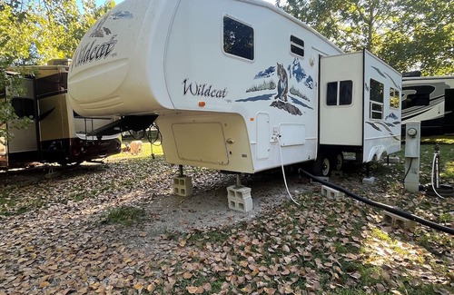 Jasper House | Cozy Camper at Rockwater Campground with all the amenities the campground offers
