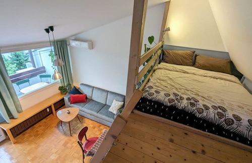 Ljubljana Apartment | Studio Apartment Monstera- "A peaceful getaway in the city center."