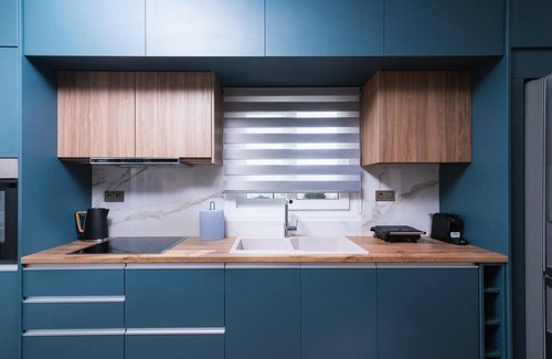 Mires Apartment | Blue Apartment in the Hill