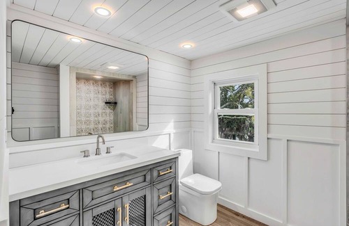 Isle of Palms House | Dog-friendly home with a private pool, two wet bars, deck, & central AC