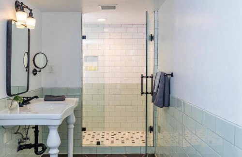 Warm Sands House | Melvyn's Suite w/ Private Patio! Sofa, Living Area, Ingleside Estate