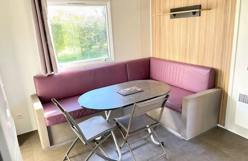 Saint-Denis-du-Payre House | CAMPING O BEAU LAURIER ** - Mobile home Ibiza 58 4 to 6 people - 4 people. included in the price