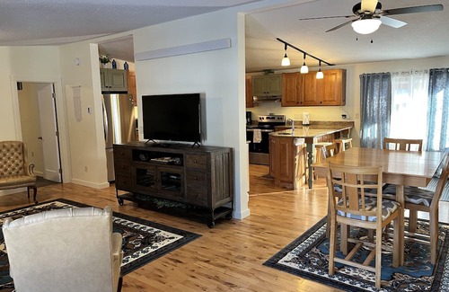 Freedom House | Newly remodeled home with a Barnwood rustic siding and an updated clean interior