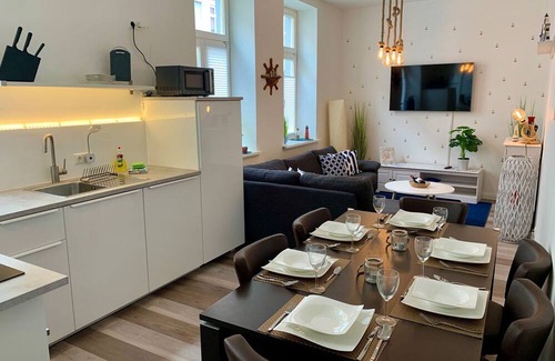 Kropeliner-Tor-Vorstadt Apartment | Apartment Nautica Ruhig und Famiienfreundlich - Maritime Ferienwohnung Nautica Ruhig und